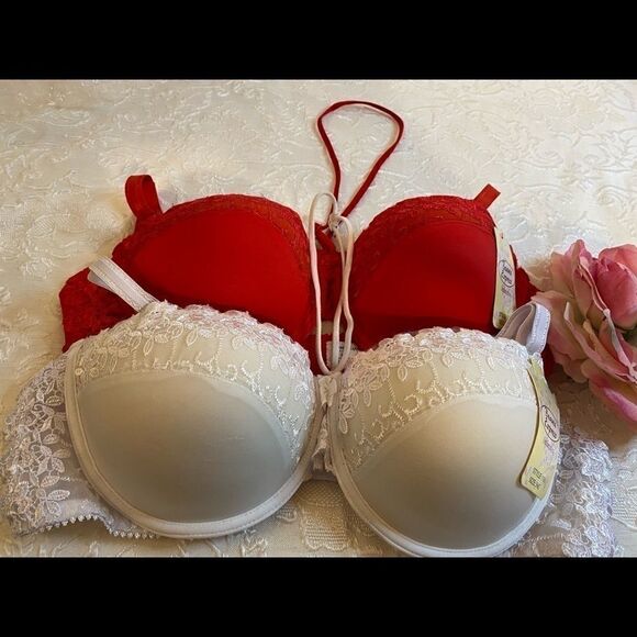🌸Beauty Express Sexy Floral Push Up Bras 36C - Picture 4 of 13